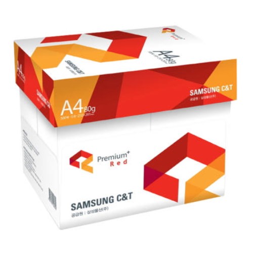 삼성물산  프리미엄 플러스 레드 복사용지 A4 80g