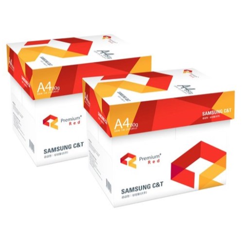 삼성물산  프리미엄 플러스 레드 복사용지 A4 80g
