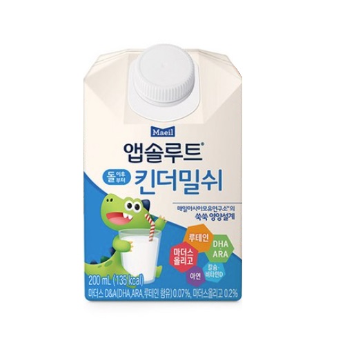 매일유업  앱솔루트 킨더밀쉬 200ml