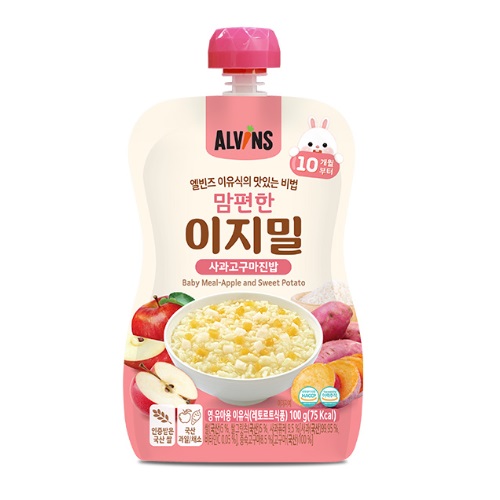 엘빈즈 맘편한 이지밀 이유식(진밥) 100g