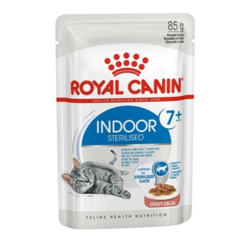 로얄캐닌 캣 인도어 7+ 젤리 파우치 85g