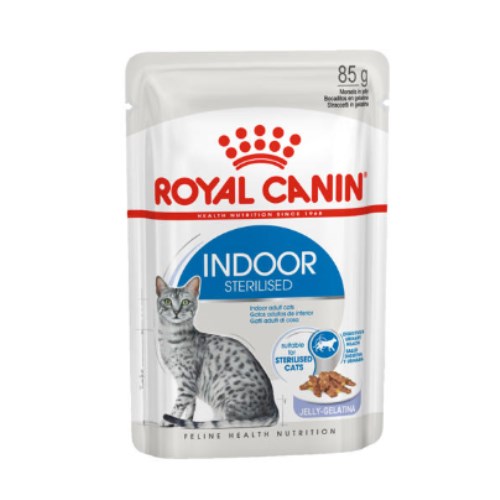 로얄캐닌 인도어 젤리 파우치 85g