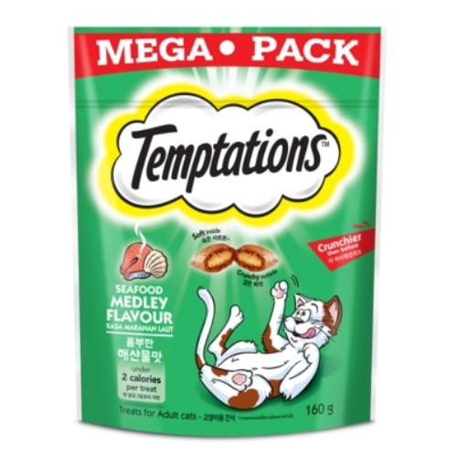 템테이션 메가팩 풍부한 해산물맛 160g