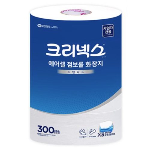 크리넥스 에어셀 스탠다드 점보롤 1겹 300m