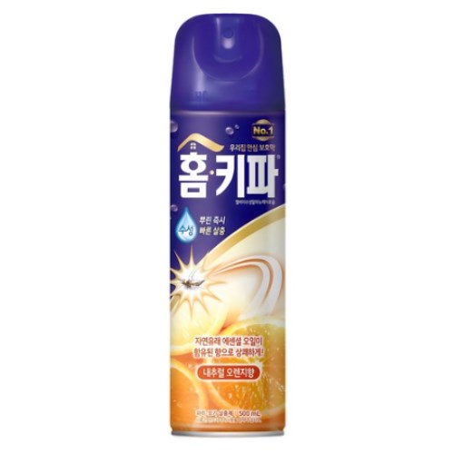 홈키파 에어졸 내추럴 오렌지향 500ml