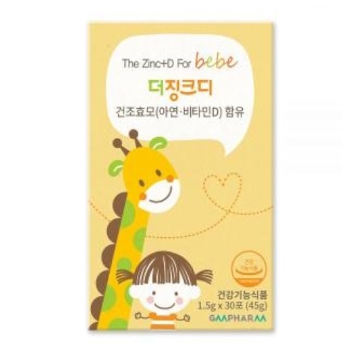 콜마비앤에이치 지엠팜 더징크디 유아아연 30포