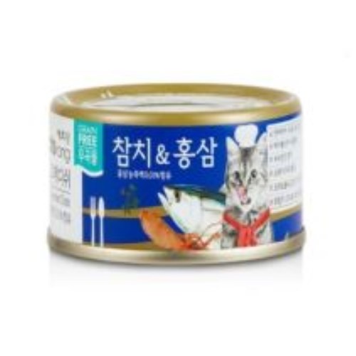  캐츠랑 고메디쉬 참치&홍삼 90g [48개]