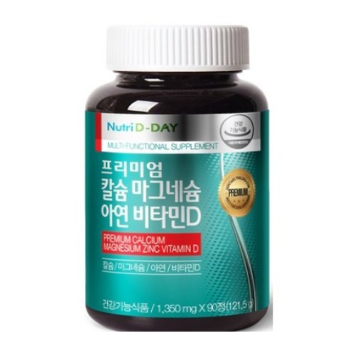 뉴트리디데이 프리미엄 칼슘 마그네슘 아연 비타민D 90정