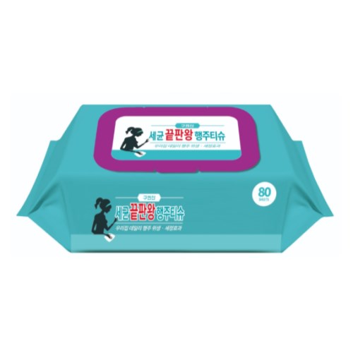 씨앤씨테크  구연산 세균끝판왕 행주티슈 캡형 80매