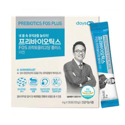 노바렉스 데이즈온 오한진 프리바이오틱스 FOS 프락토올리고당 플러스 30포