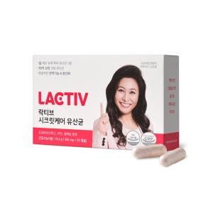 락티브 시크릿케어 유산균 350mg 30캡슐