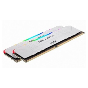 마이크론 Crucial Ballistix DDR4-3200 CL16 RGB White [16GB(8Gx2)]