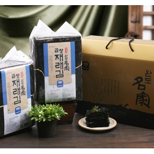 바다명가 완도명가 고급 곱창 재래김 선물세트 1호