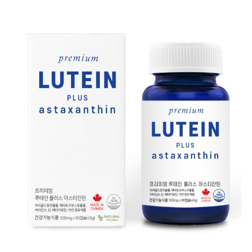 프리미엄 루테인 플러스 아스타잔틴 500mg 90캡슐