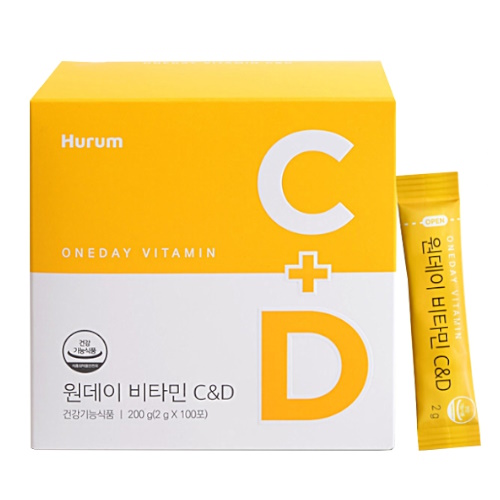 휴럼 원데이 비타민 C&D 2g 100포