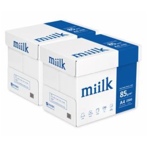 한국제지 밀크 복사용지 A4 85g [5,000매]