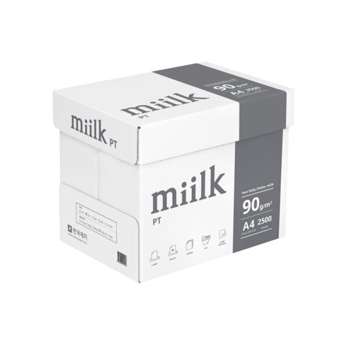한국제지 밀크 PT 복사용지 A4 90g