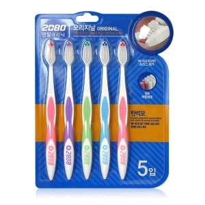 애경 2080 덴탈크리닉 오리지널 탄력모 칫솔