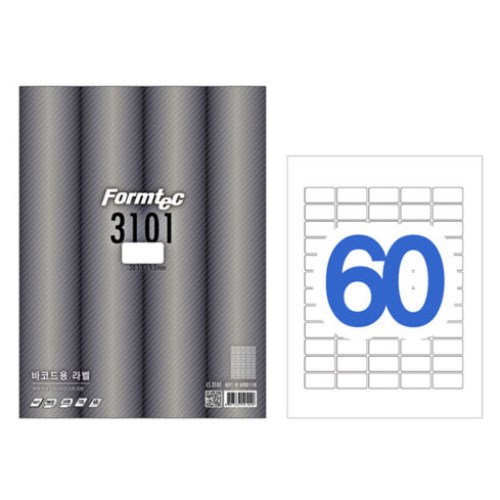 폼텍 바코드용 라벨 3101 [20매]
