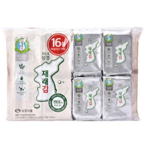성경식품 지도표성경김 재래김 4g