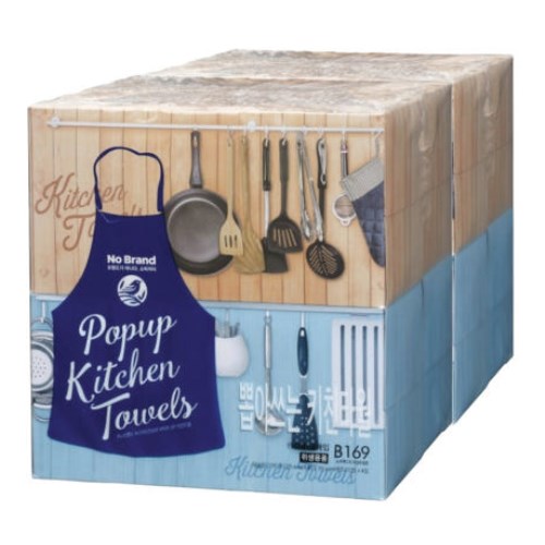 노브랜드 뽑아쓰는 키친타월 150매 (4입)