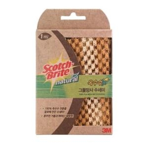 3M 스카치브라이트 내츄럴 옥수수 그물망사 수세미