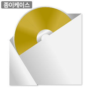TKDS CD/DVD 케이스 종이 화이트 1P