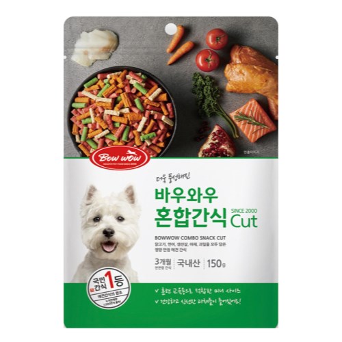  바우와우 혼합간식 Cut 150g [5개]
