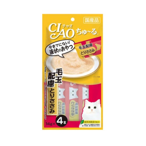 이나바 챠오츄르 헤어볼케어 닭가슴살 SC-104 56g (14g x 4p)