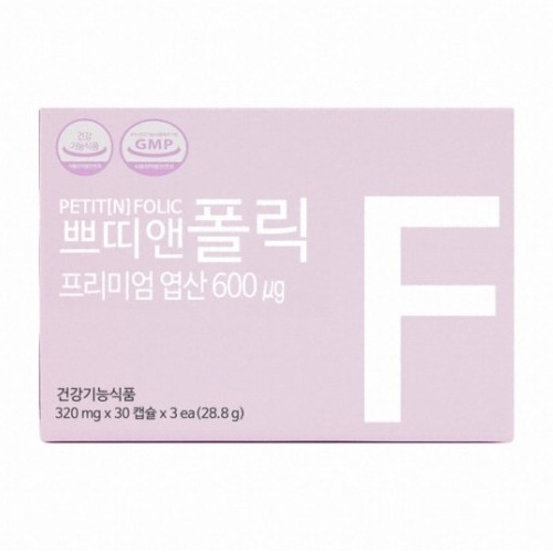 쁘띠앤폴릭 320mg 60캡슐