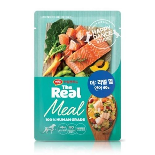 더리얼 독 밀 연어 60g