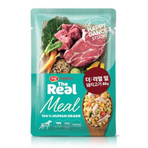 더리얼 독 밀 돼지고기 60g