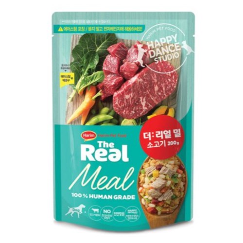 더리얼 독 밀 소고기 200g