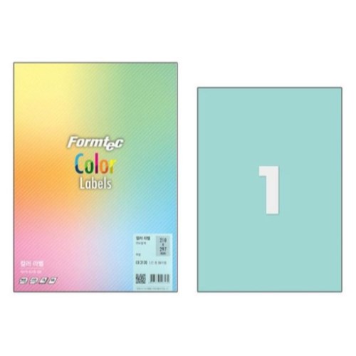 폼텍 컬러 라벨 CB-3130 [10매]