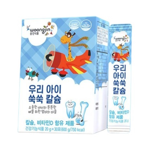웅진식품 우리아이쑥쑥 칼슘젤리 20g 30포