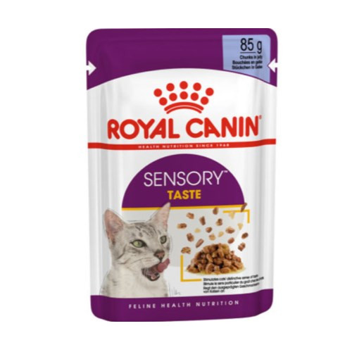 로얄캐닌 캣 센서리 테이스트 젤리 파우치 85g