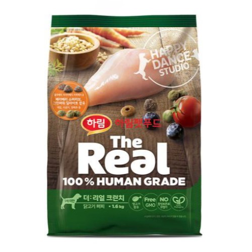 더리얼 크런치 닭고기 퍼피 1.6kg