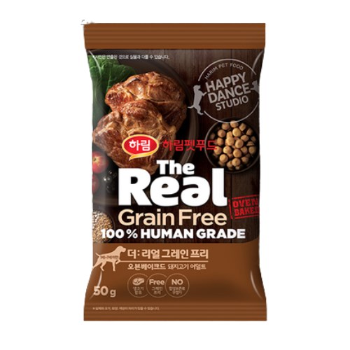 더리얼 그레인프리 오븐베이크드 돼지 어덜트 50g
