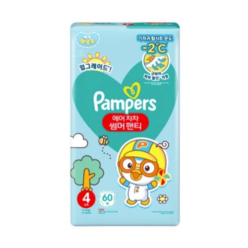 팸퍼스 2022 에어차차 썸머 팬티형 4단계-공용