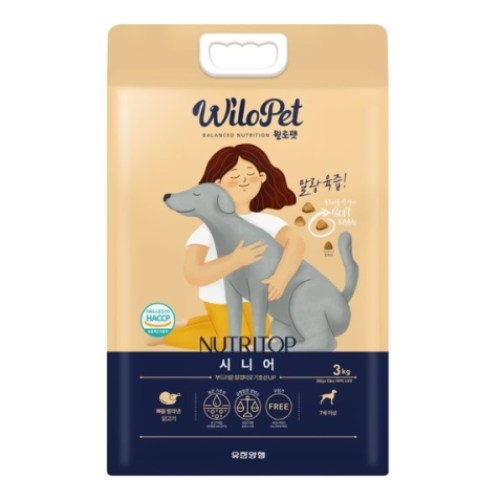 윌로펫 독 뉴트리탑 시니어 3kg