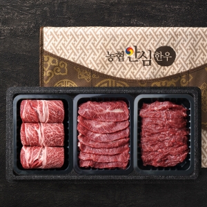 예은축산  농협안심한우 프리미엄 1등급 구이선물세트 1.2kg