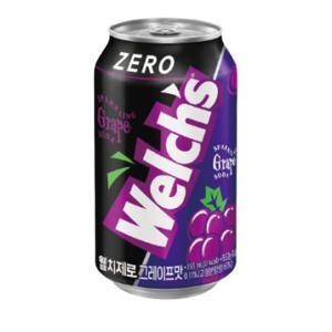 농심 웰치 제로 그레이프 355ml