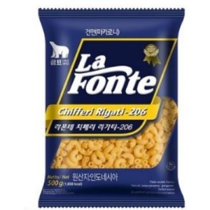인도푸드 라폰테 마카로니 500g