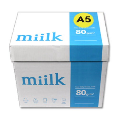 한국제지 밀크 복사용지 A5 80g [5,000매]
