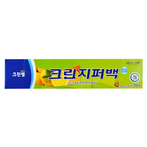 크린랲  크린지퍼백 30x35cm (특대) 15매