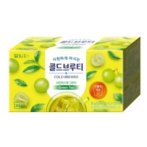 담터  콜드브루티 샤인머스캣 그린티 1.8g 20티백