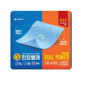 테크 한장빨래 듀얼파워 15매