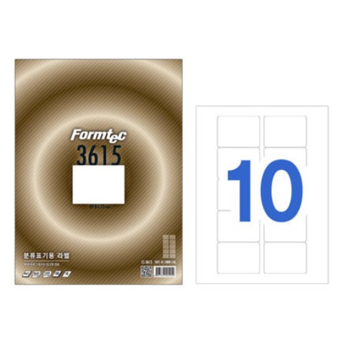 폼텍 분류표기용 라벨 3615 [100매]
