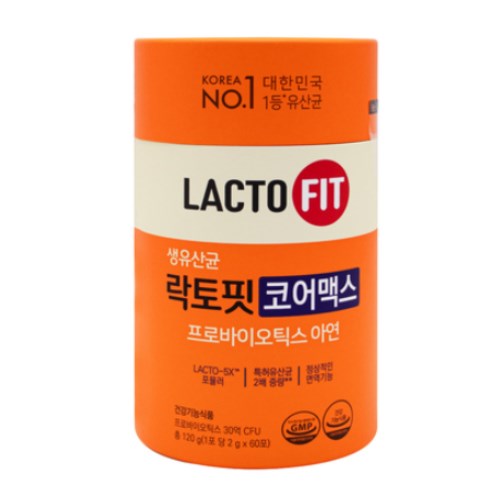 종근당건강 락토핏 5X 생유산균 코어맥스 2g 60포