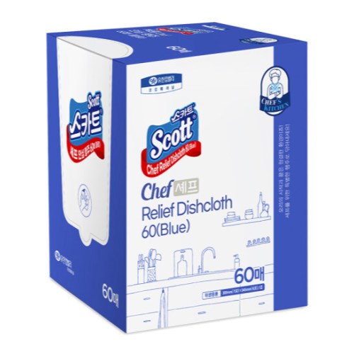 스카트 셰프 안심 행주 60매